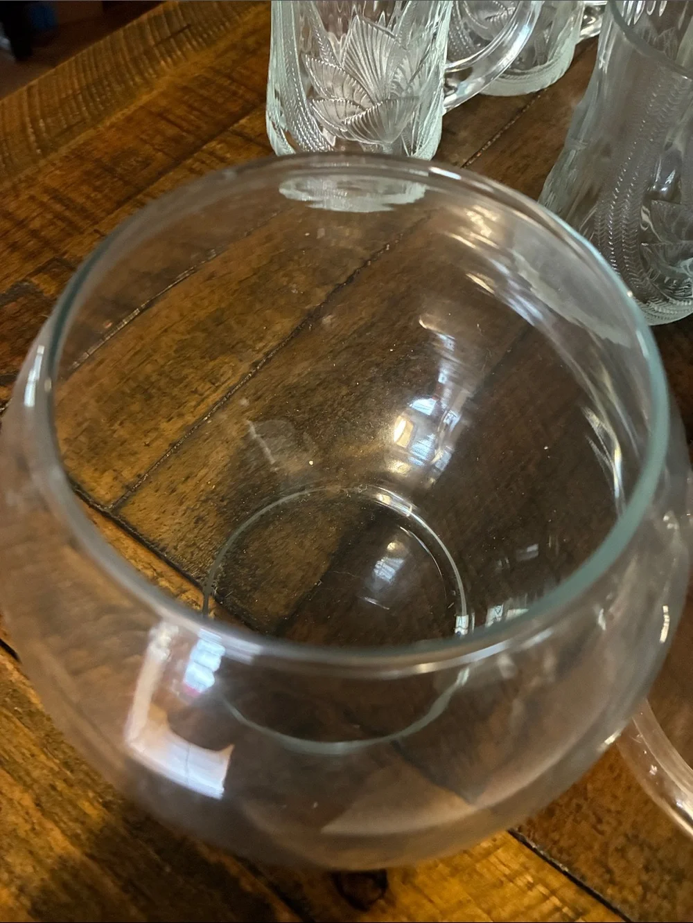Clear Glass Apothecary Jar with Lid - Home Accents